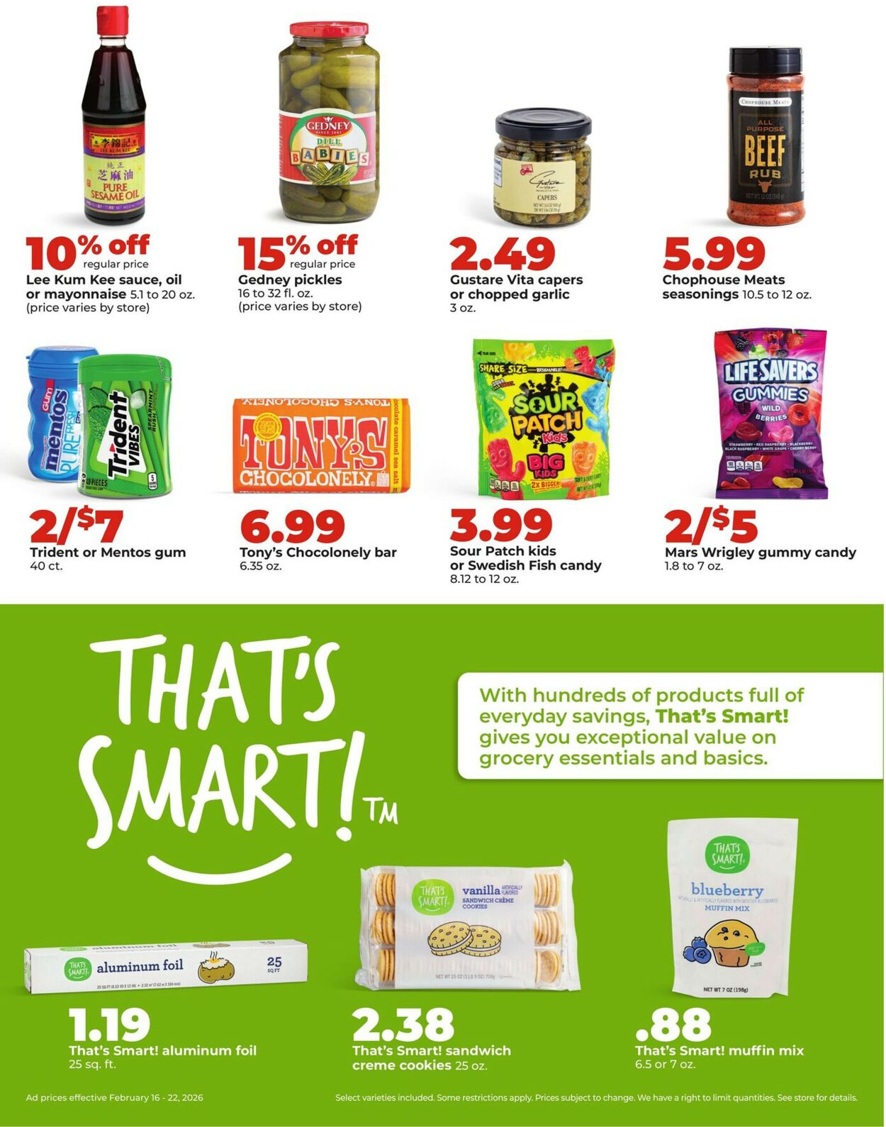 Catalogue HyVee from 02/16/2026