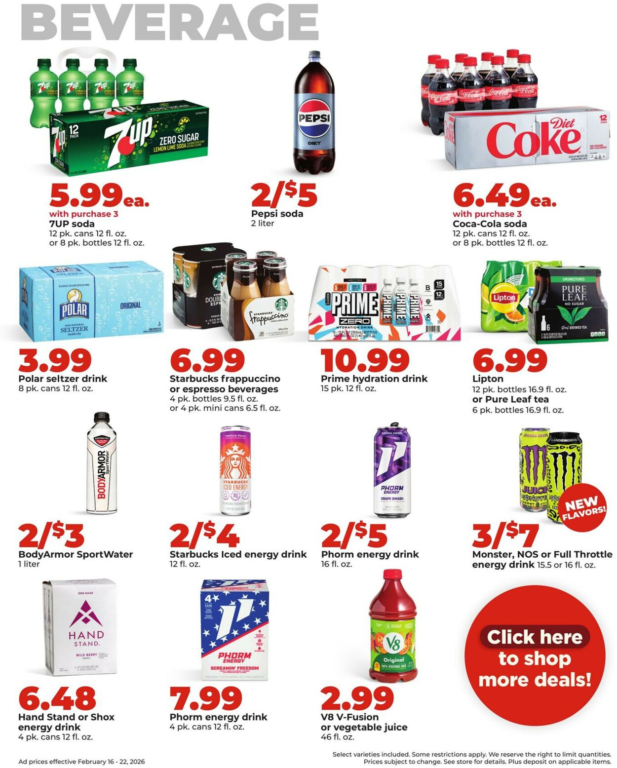 Catalogue HyVee from 02/16/2026