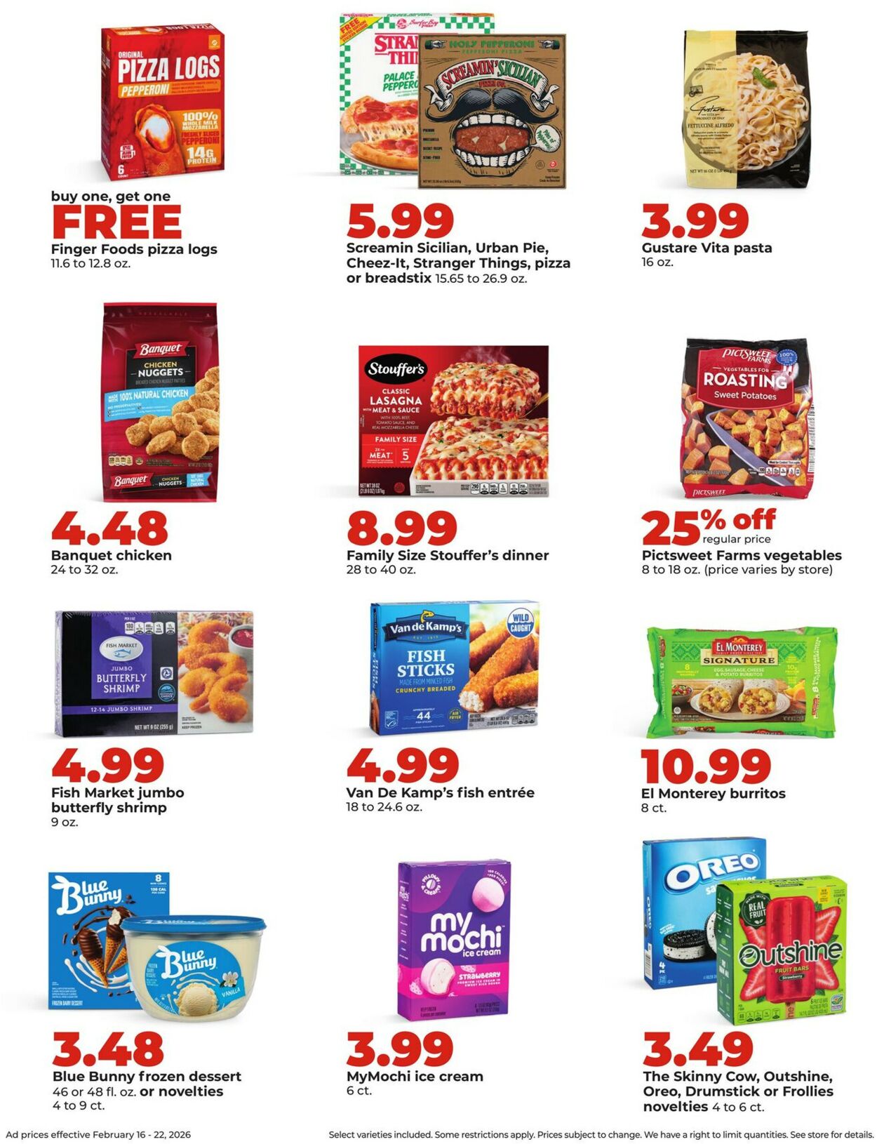 Catalogue HyVee from 02/16/2026