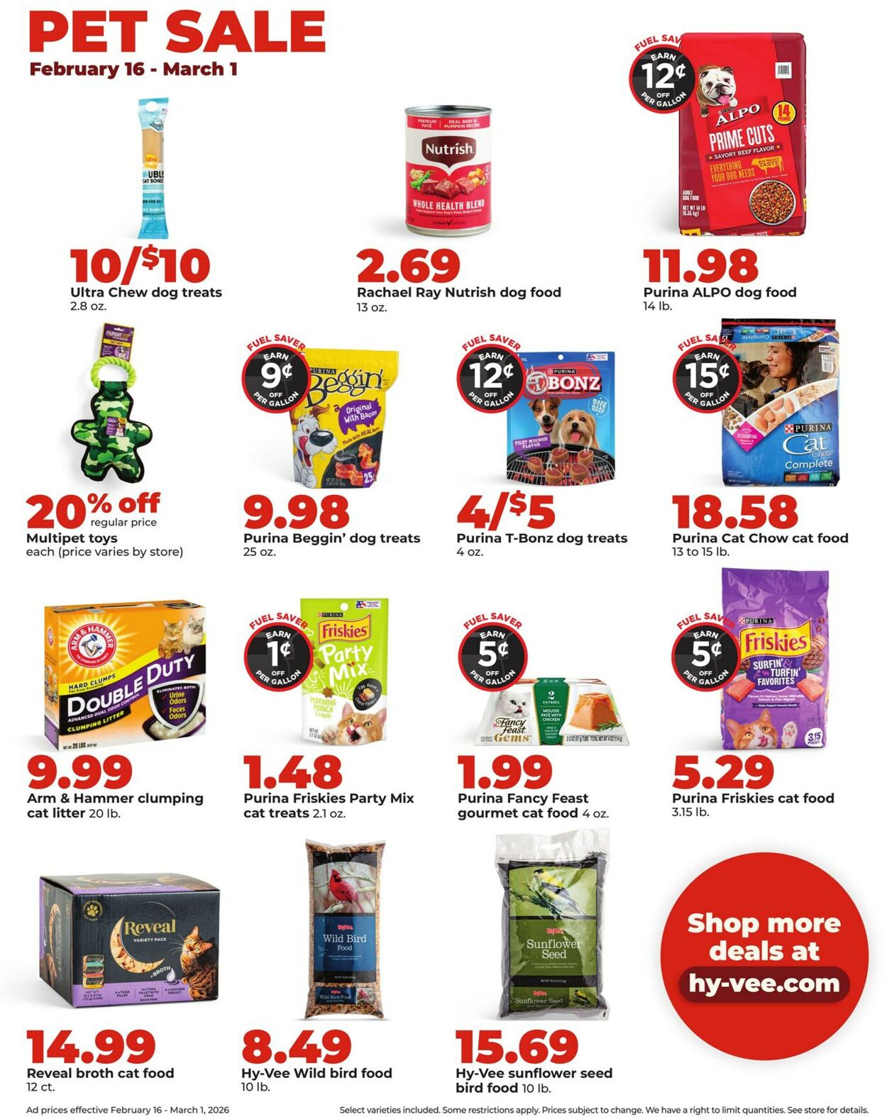 Catalogue HyVee from 02/16/2026
