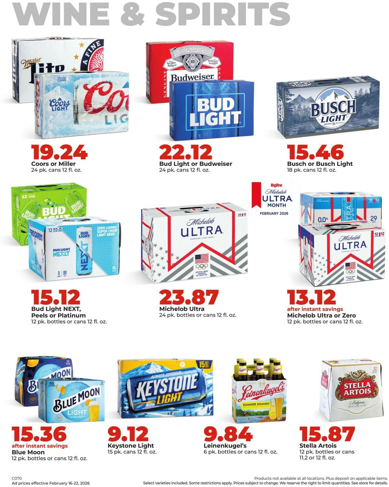 Catalogue HyVee from 02/16/2026