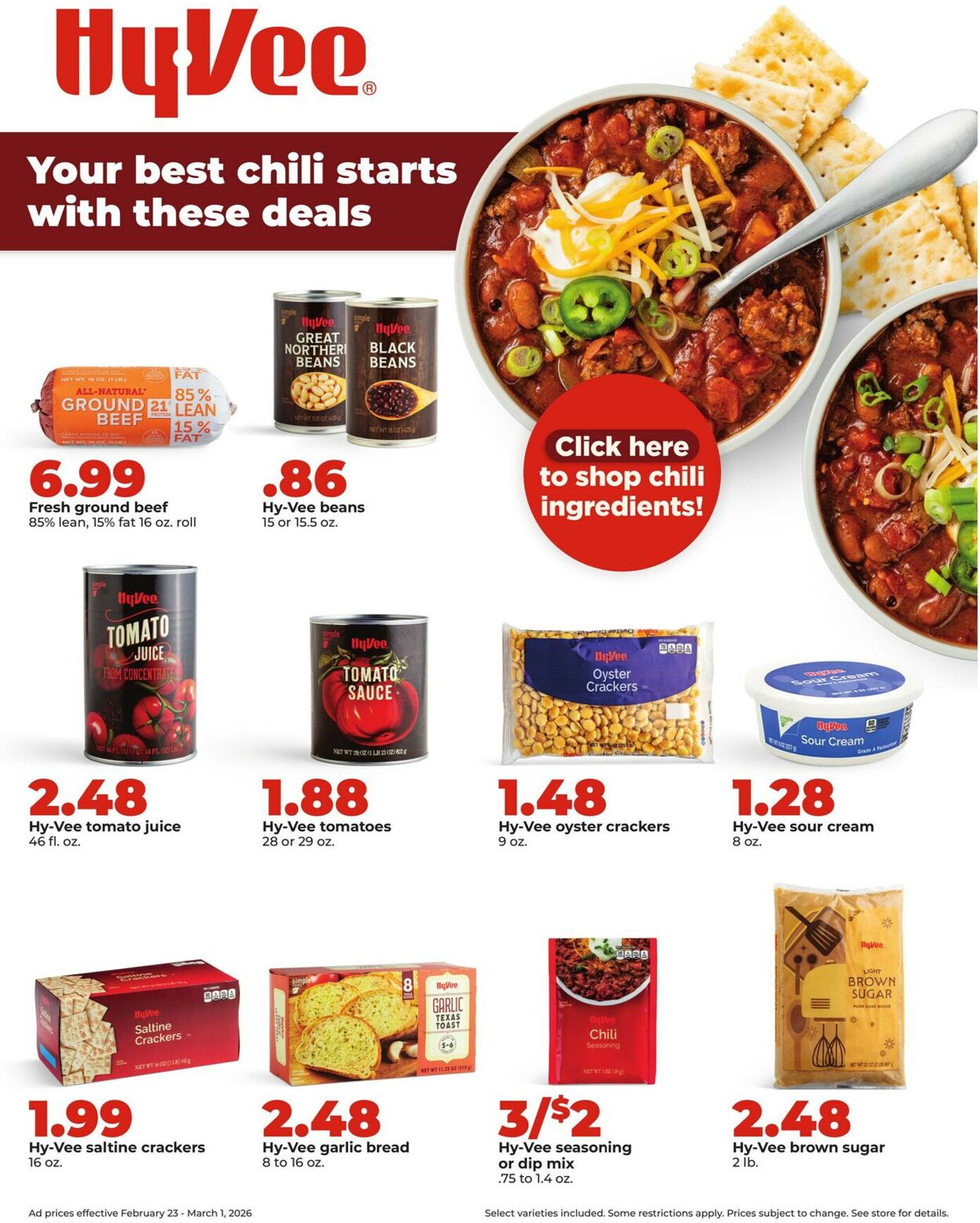 Catalogue HyVee from 02/23/2026