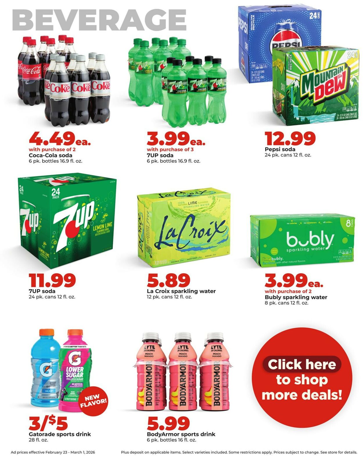 Catalogue HyVee from 02/23/2026