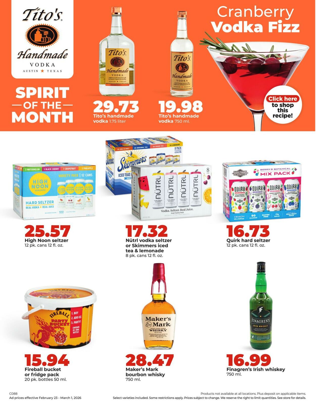 Catalogue HyVee from 02/23/2026