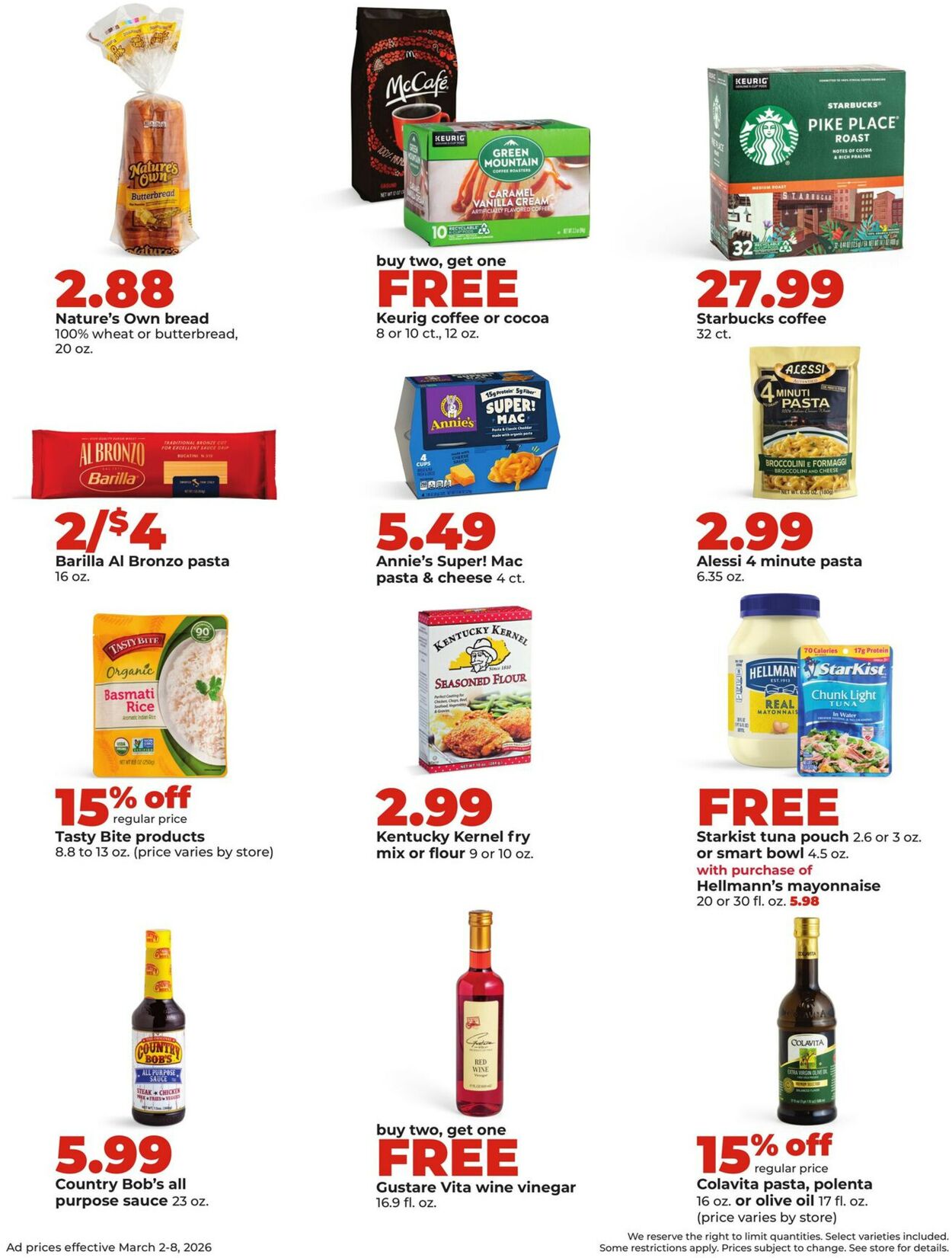 Catalogue HyVee from 03/02/2026