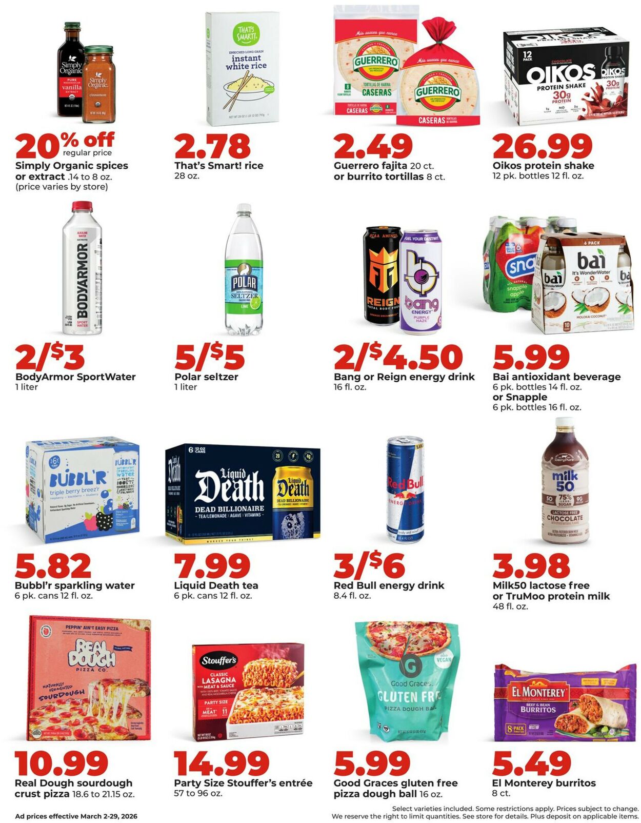 Catalogue HyVee from 03/02/2026