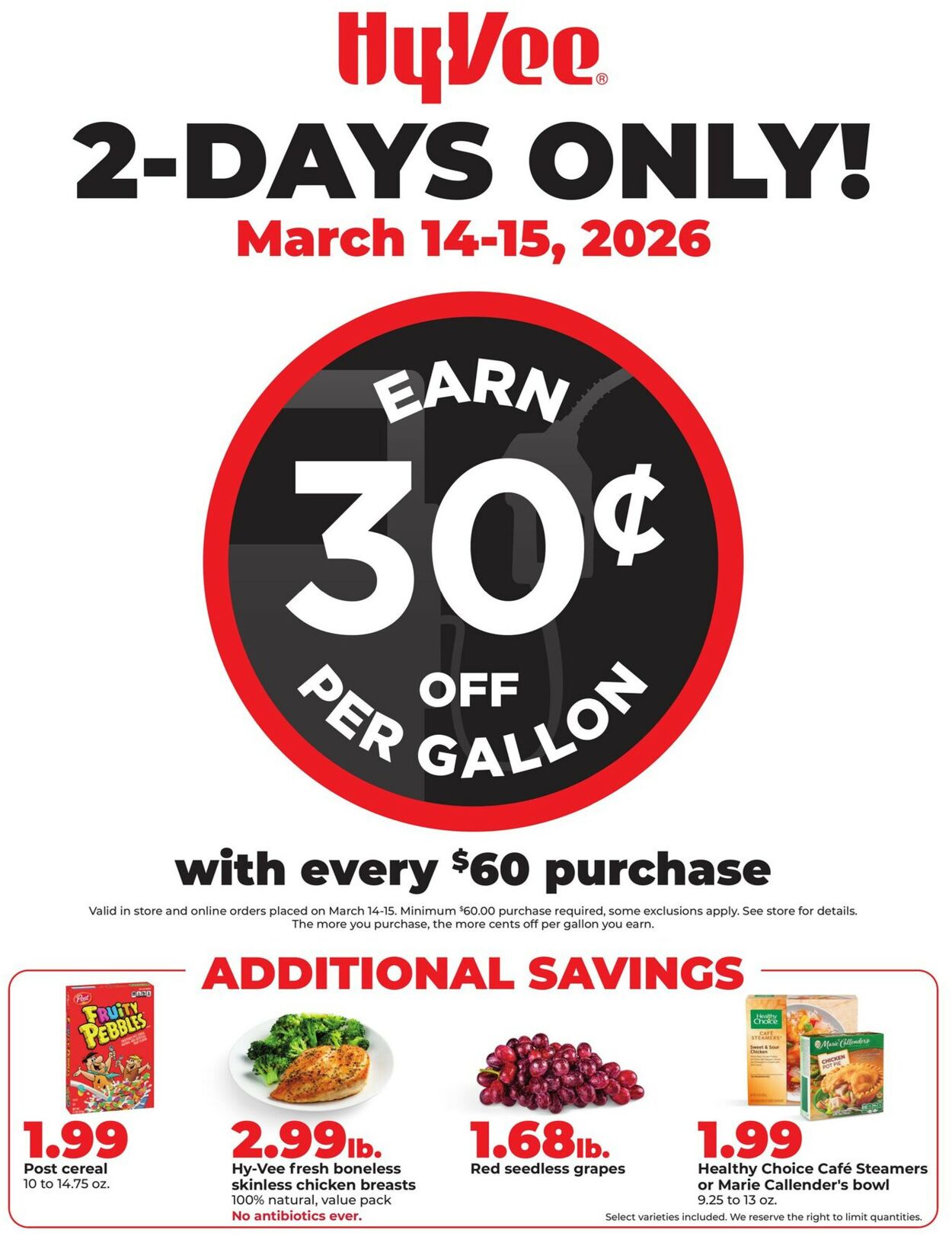 Catalogue HyVee from 03/14/2026