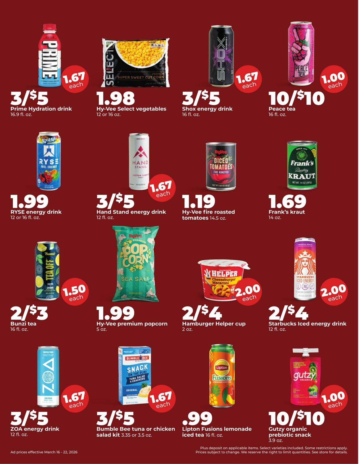 Catalogue HyVee from 03/16/2026