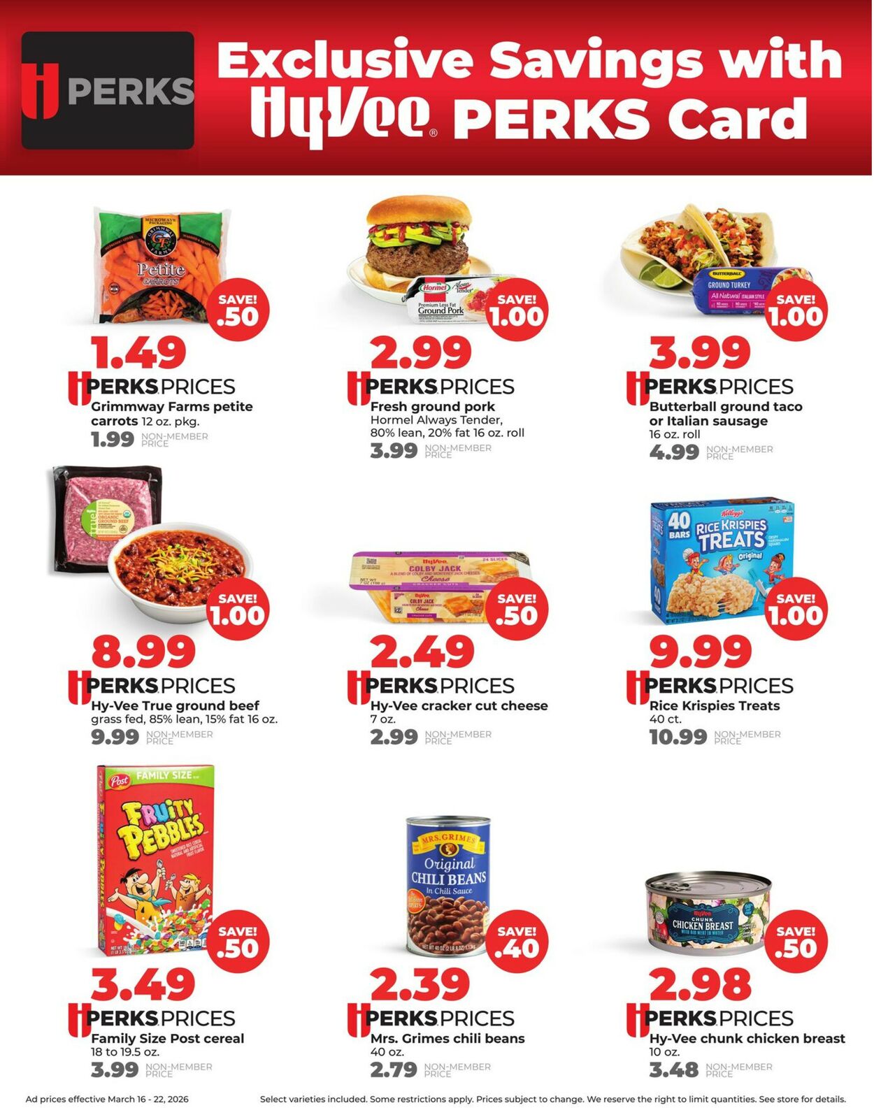 Catalogue HyVee from 03/16/2026