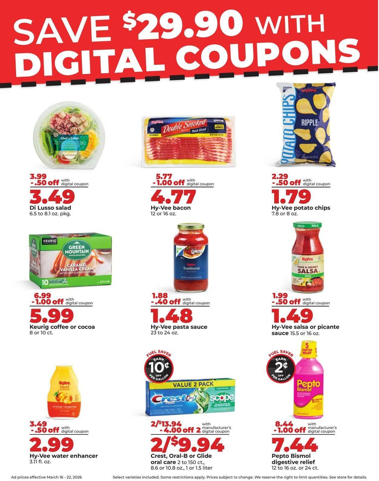 Catalogue HyVee from 03/16/2026
