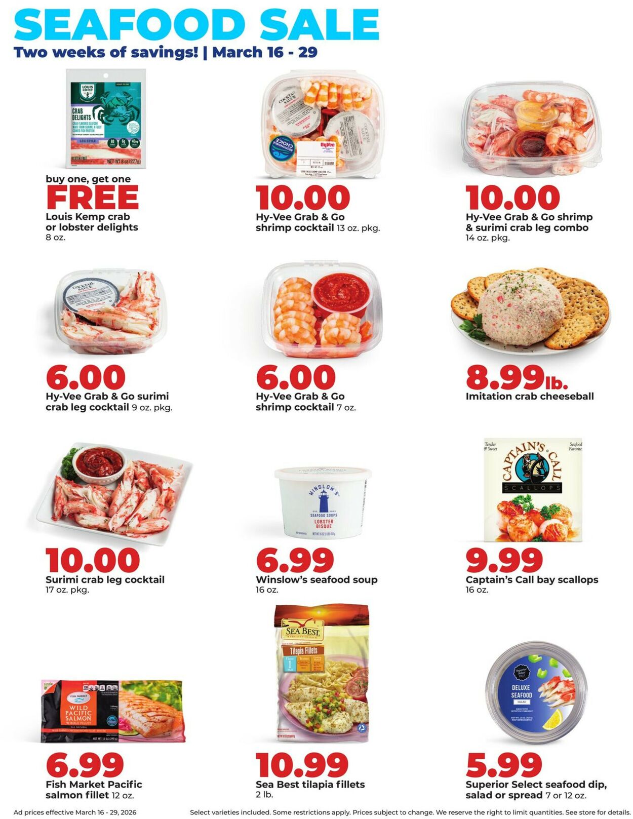 Catalogue HyVee from 03/16/2026