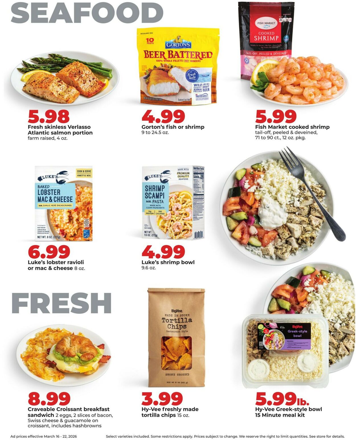 Catalogue HyVee from 03/16/2026
