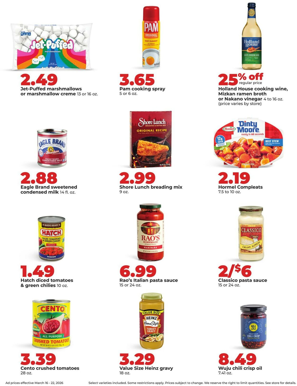 Catalogue HyVee from 03/16/2026