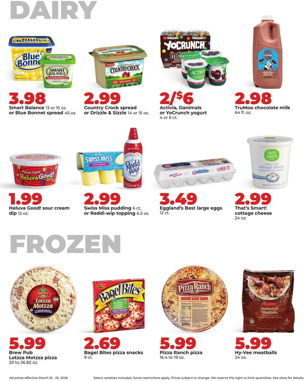 Catalogue HyVee from 03/16/2026