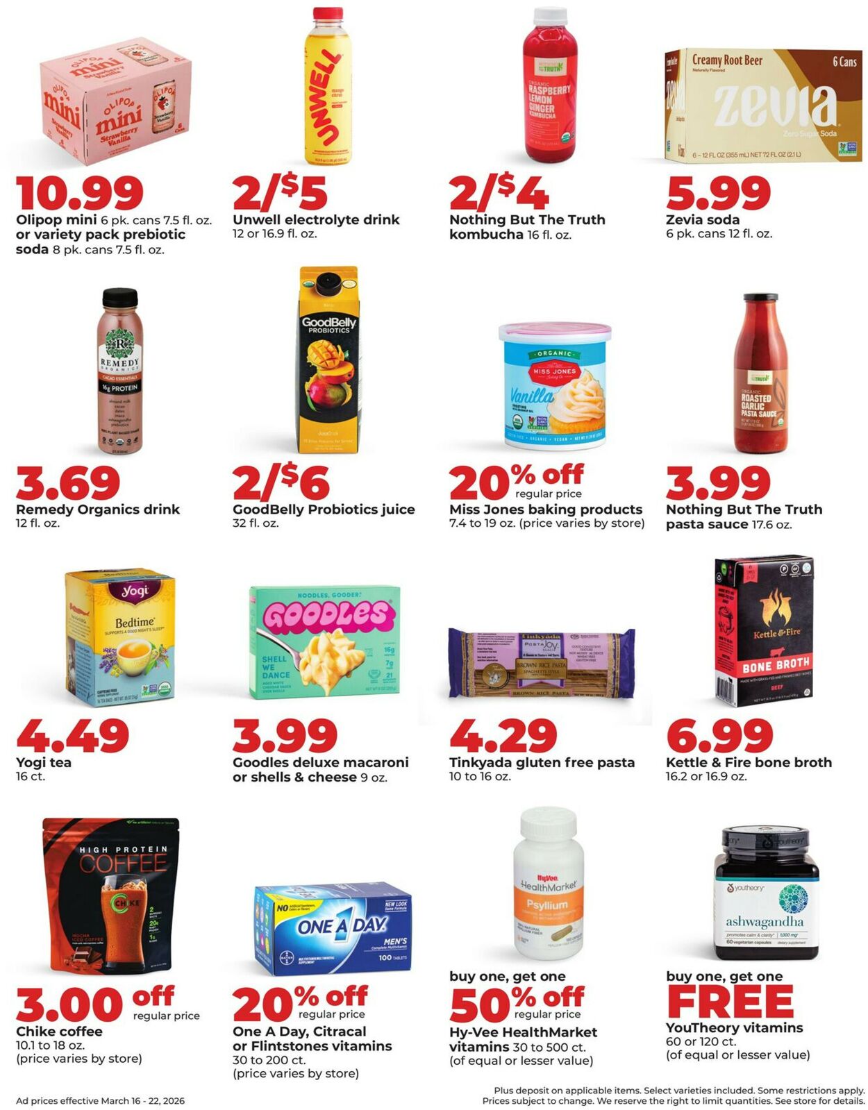 Catalogue HyVee from 03/16/2026