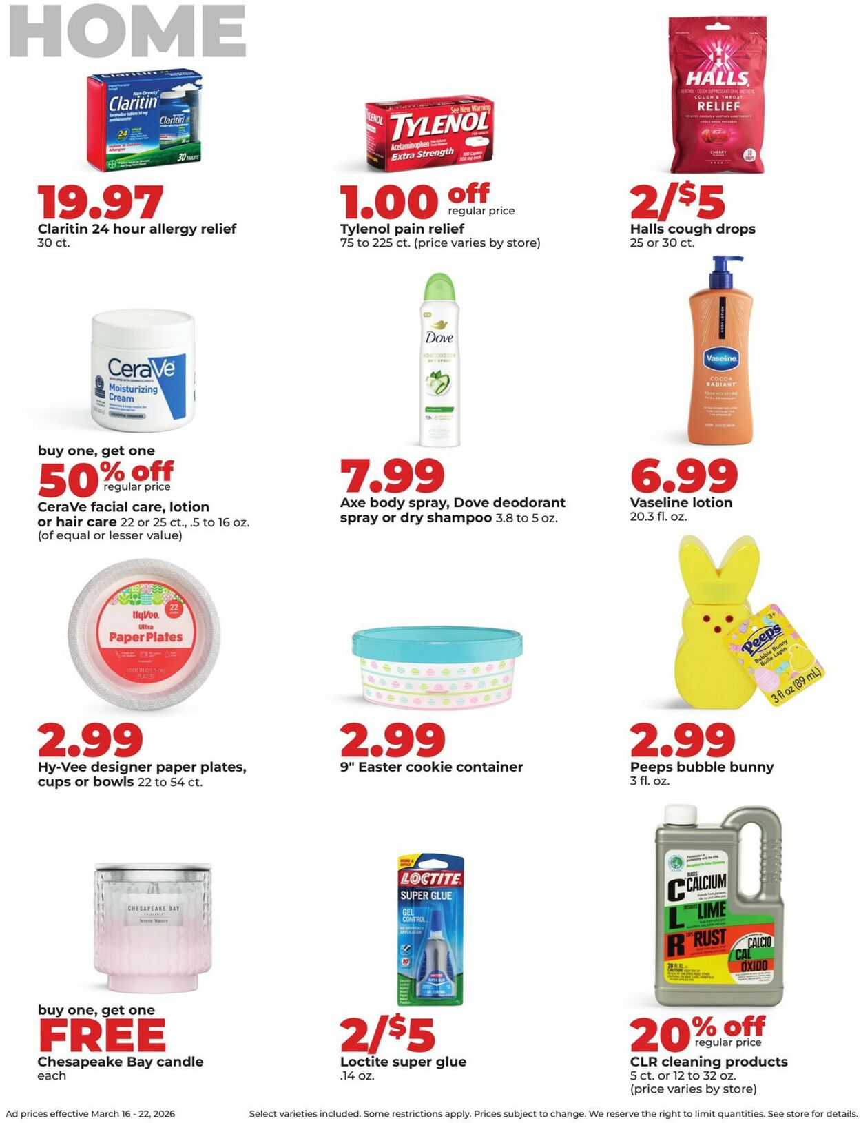 Catalogue HyVee from 03/16/2026
