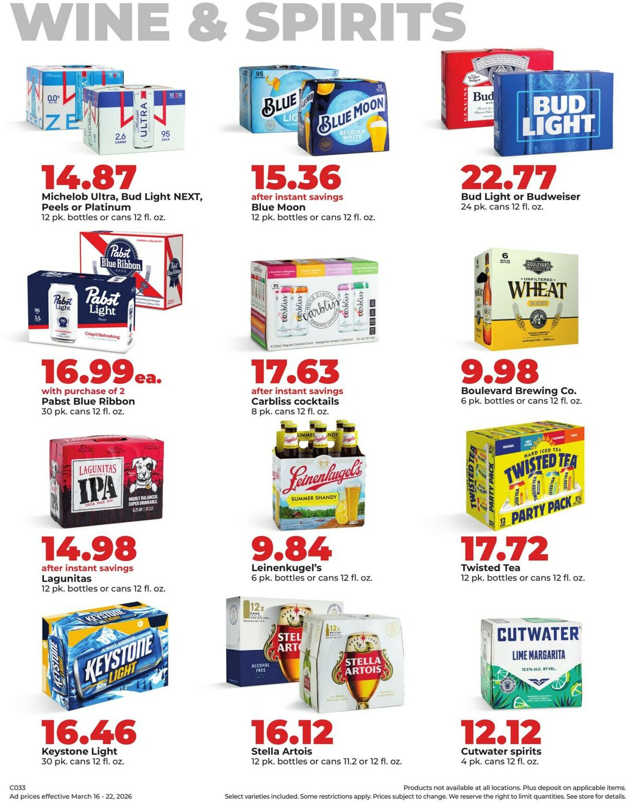 Catalogue HyVee from 03/16/2026