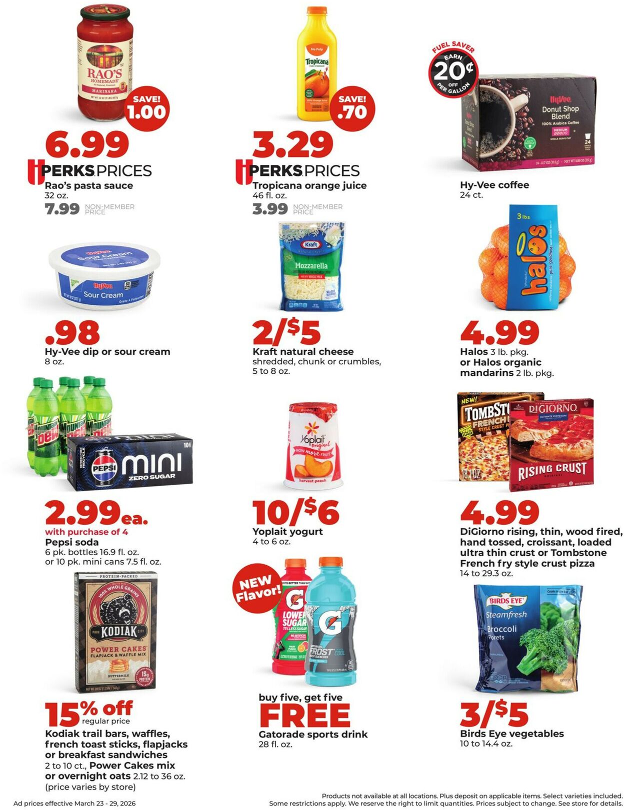Catalogue HyVee from 03/23/2026