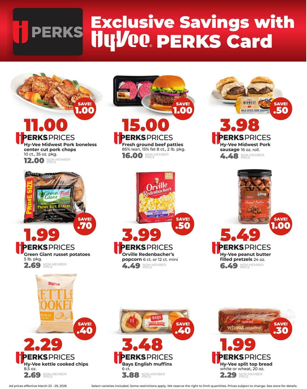 Catalogue HyVee from 03/23/2026