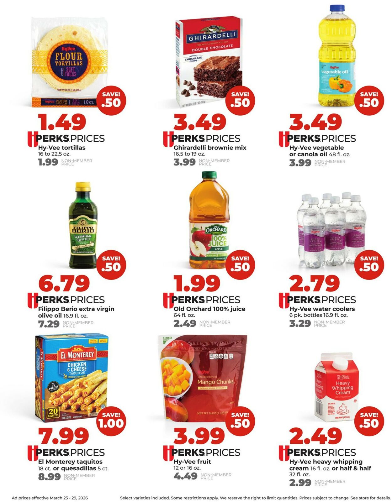 Catalogue HyVee from 03/23/2026