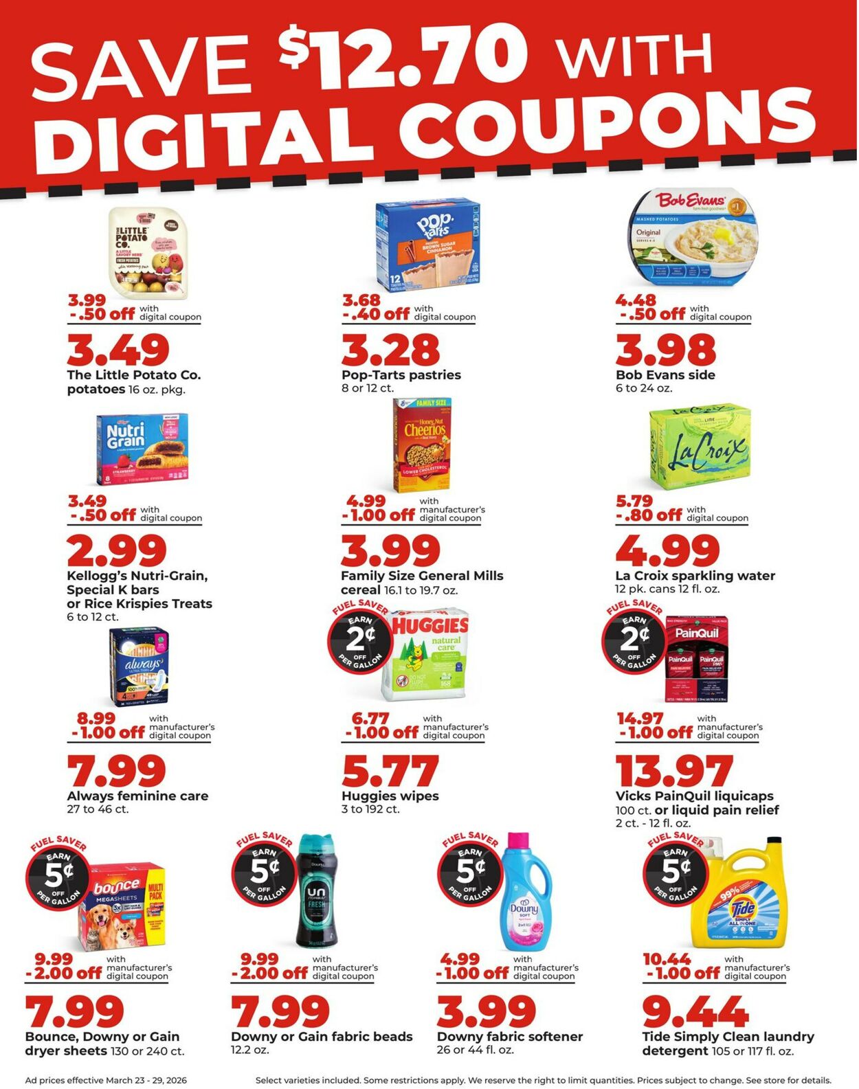 Catalogue HyVee from 03/23/2026
