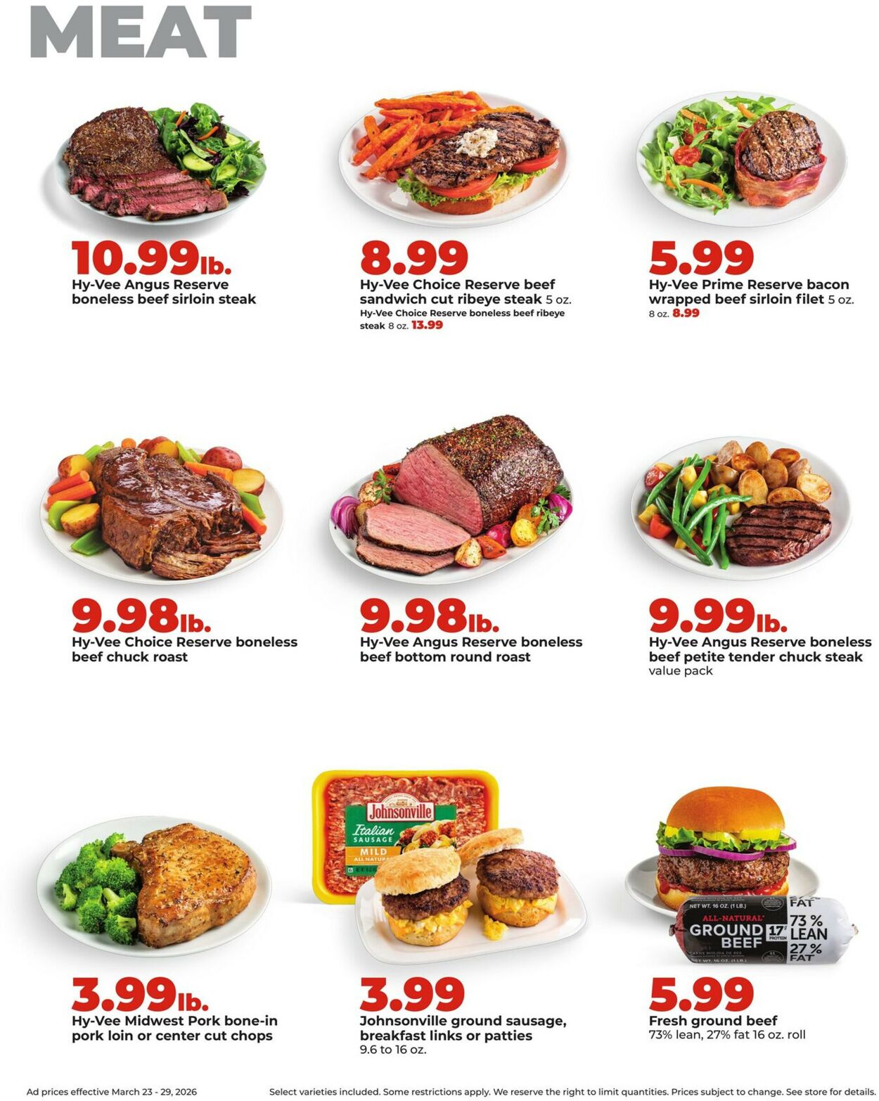 Catalogue HyVee from 03/23/2026