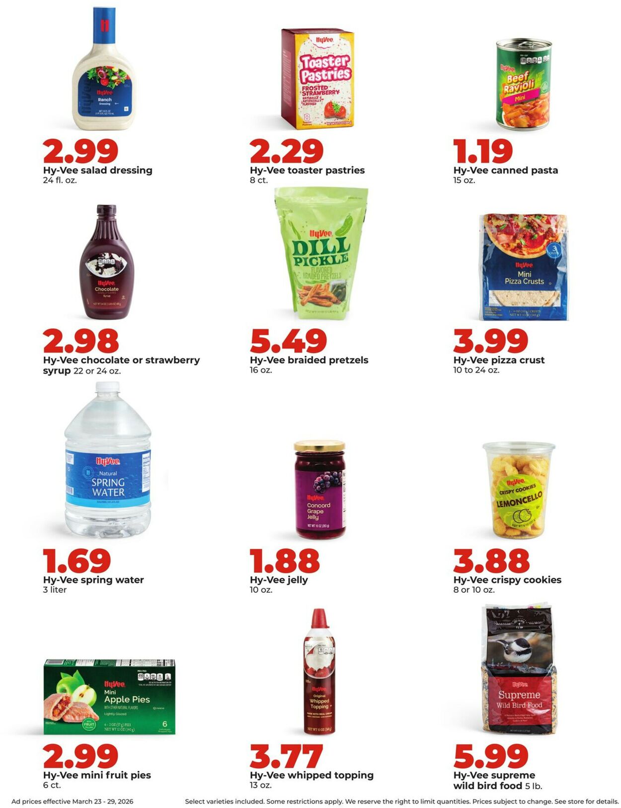 Catalogue HyVee from 03/23/2026