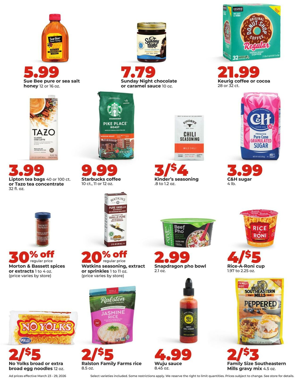 Catalogue HyVee from 03/23/2026