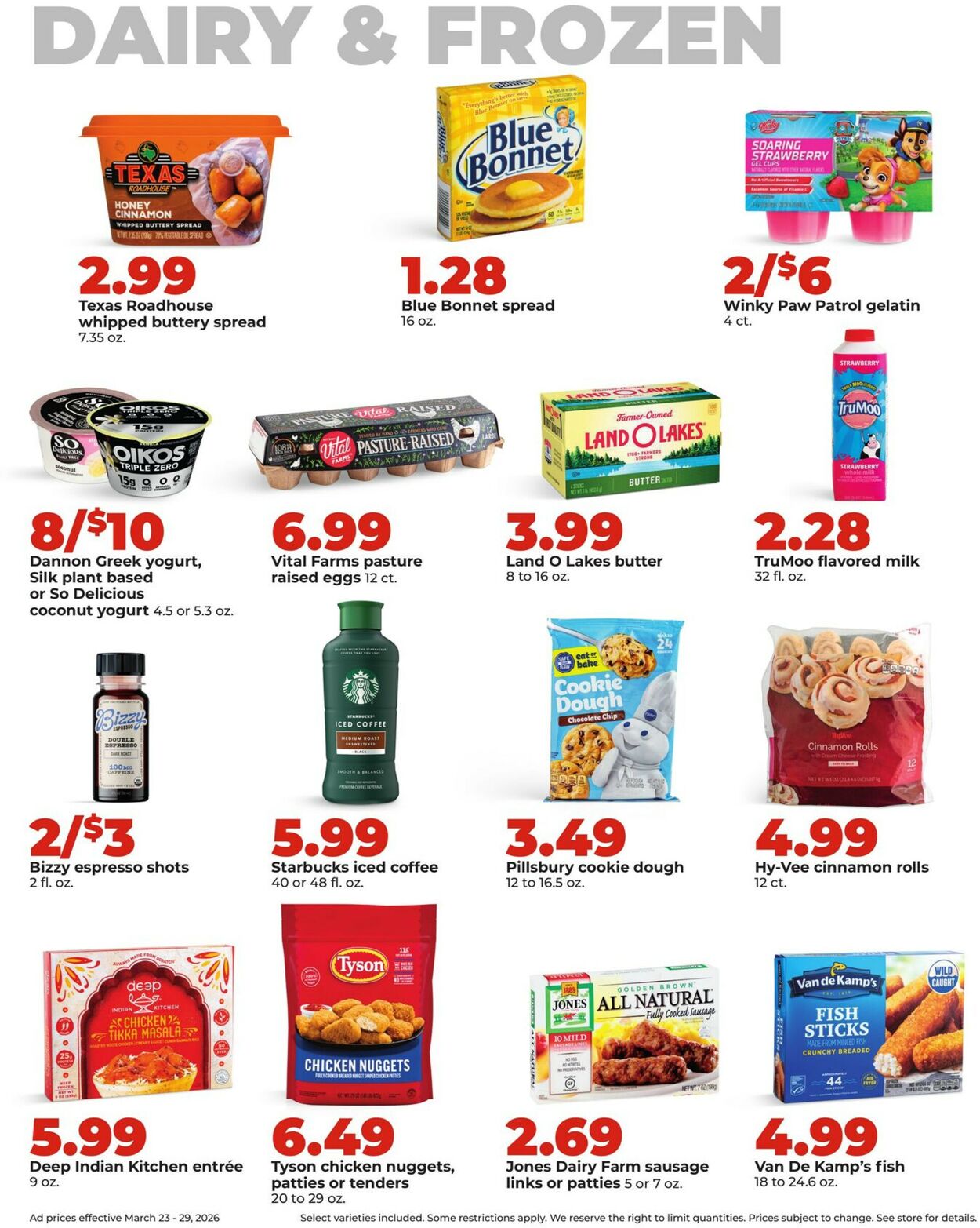 Catalogue HyVee from 03/23/2026