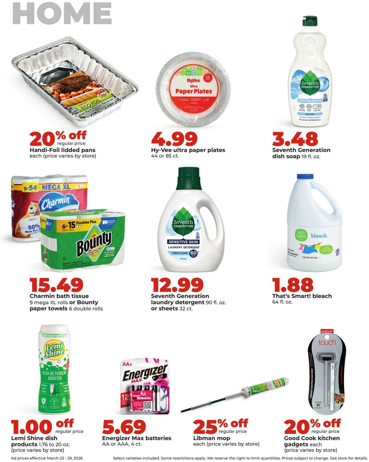 Catalogue HyVee from 03/23/2026