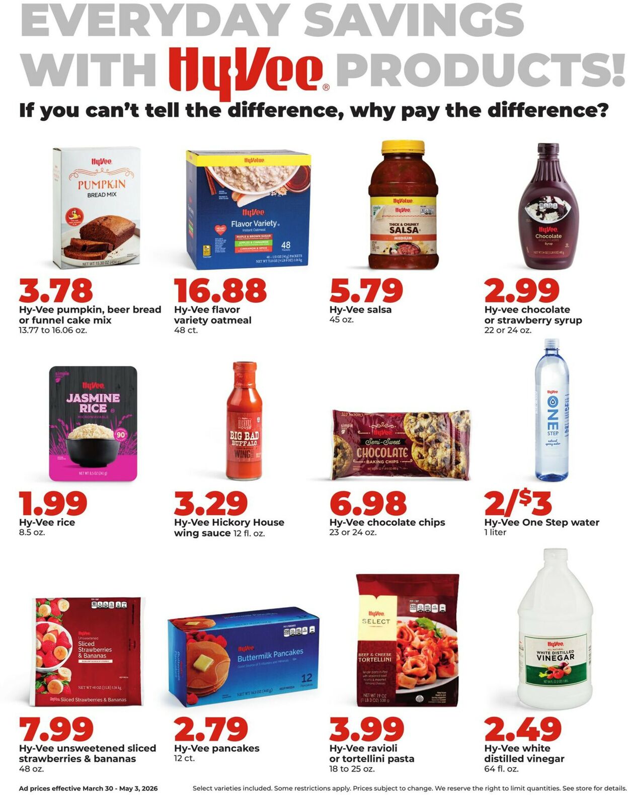 Catalogue HyVee from 03/30/2026