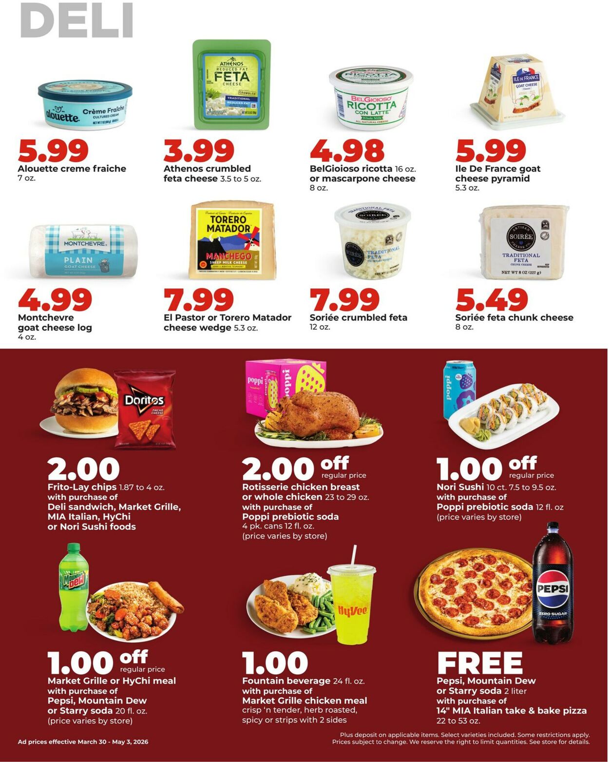 Catalogue HyVee from 03/30/2026