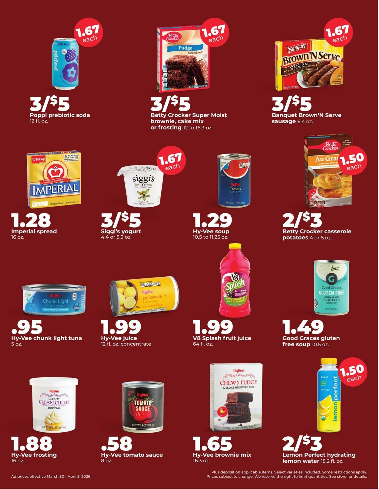 Catalogue HyVee from 03/30/2026