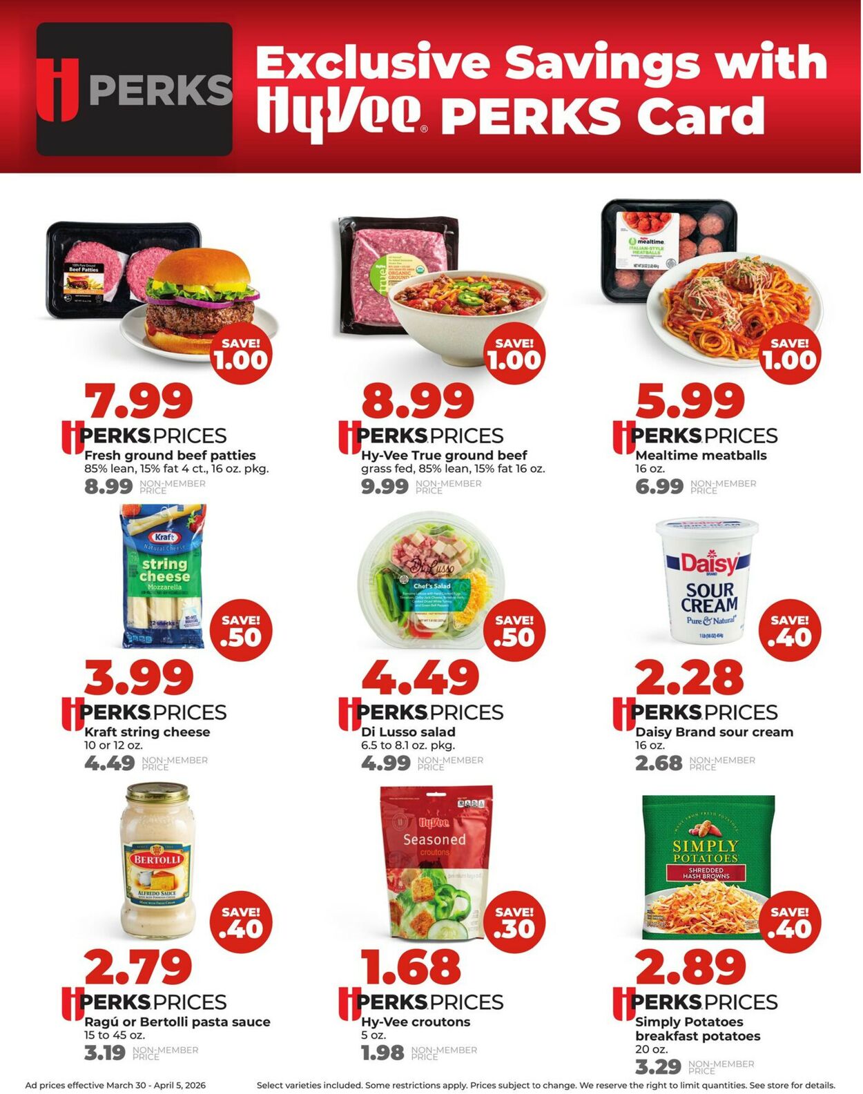 Catalogue HyVee from 03/30/2026