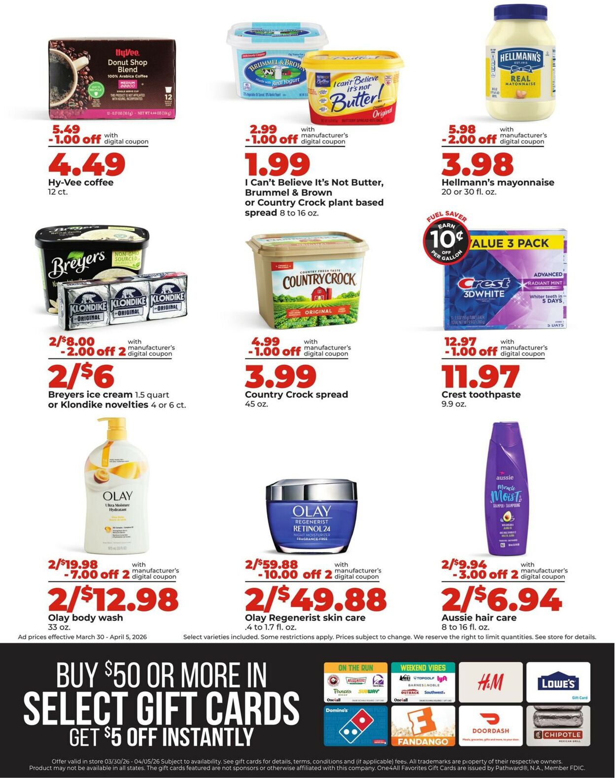Catalogue HyVee from 03/30/2026