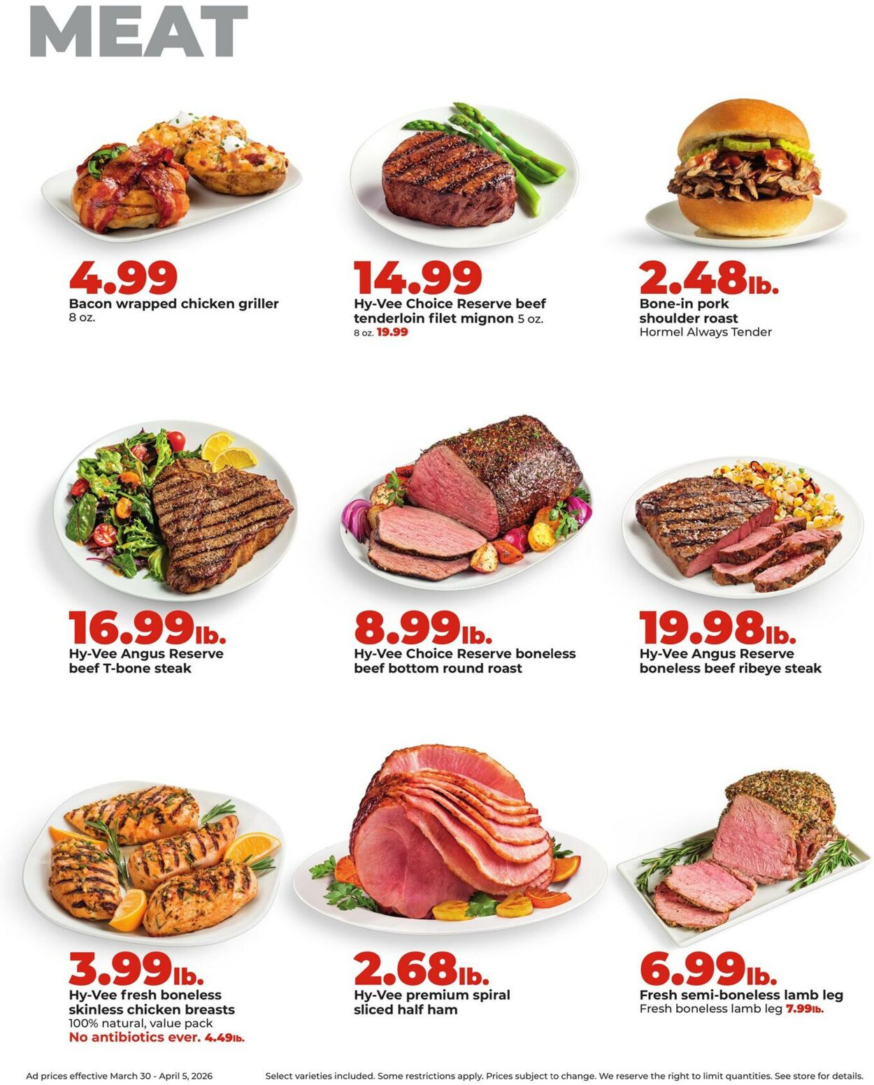 Catalogue HyVee from 03/30/2026