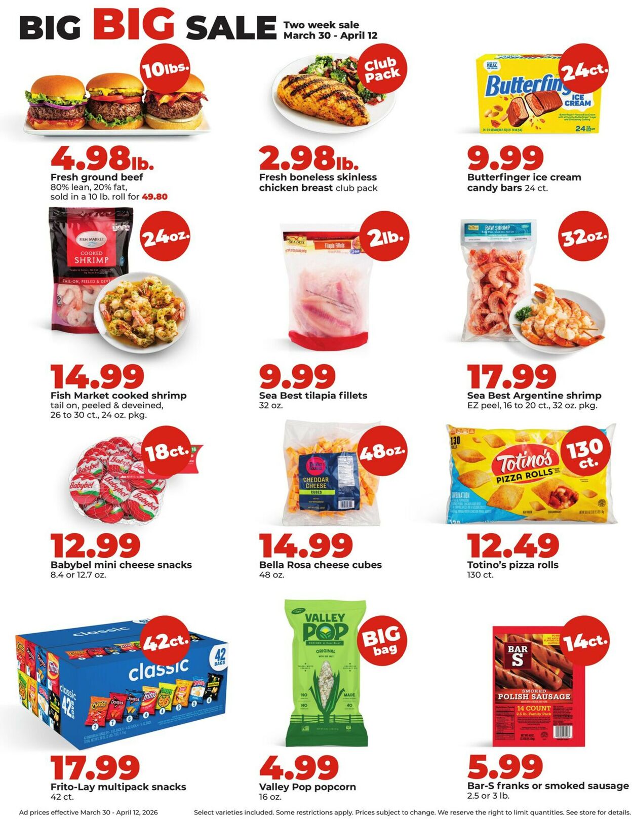 Catalogue HyVee from 03/30/2026
