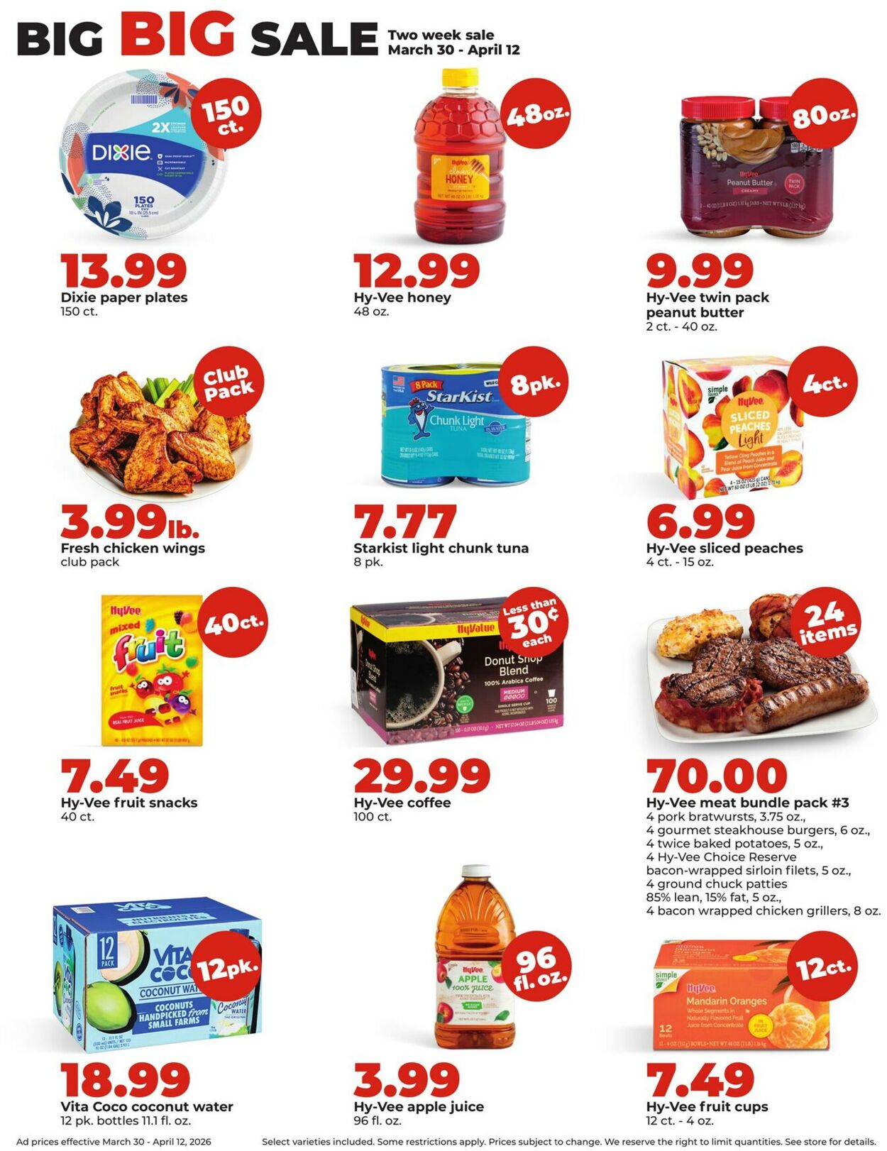 Catalogue HyVee from 03/30/2026