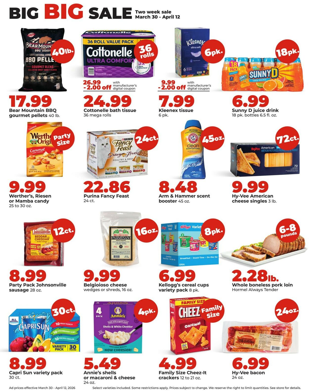 Catalogue HyVee from 03/30/2026