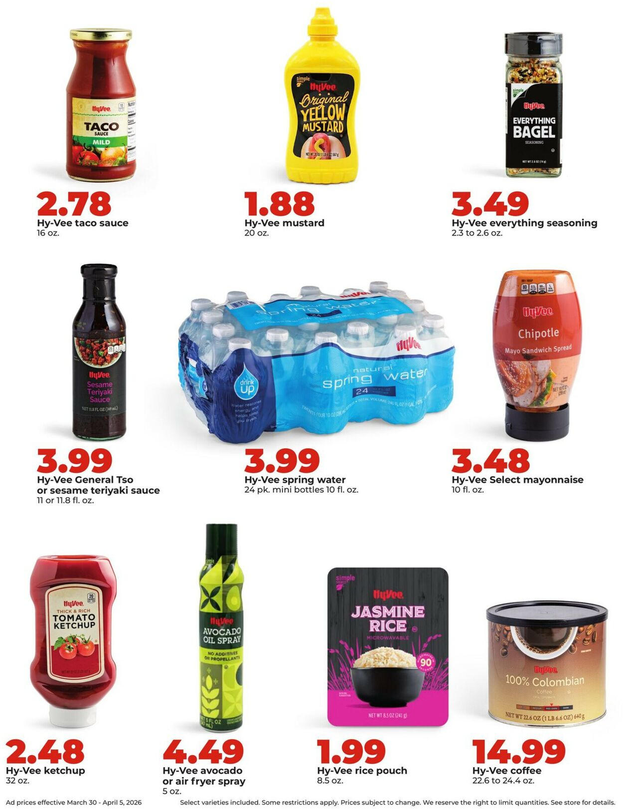 Catalogue HyVee from 03/30/2026