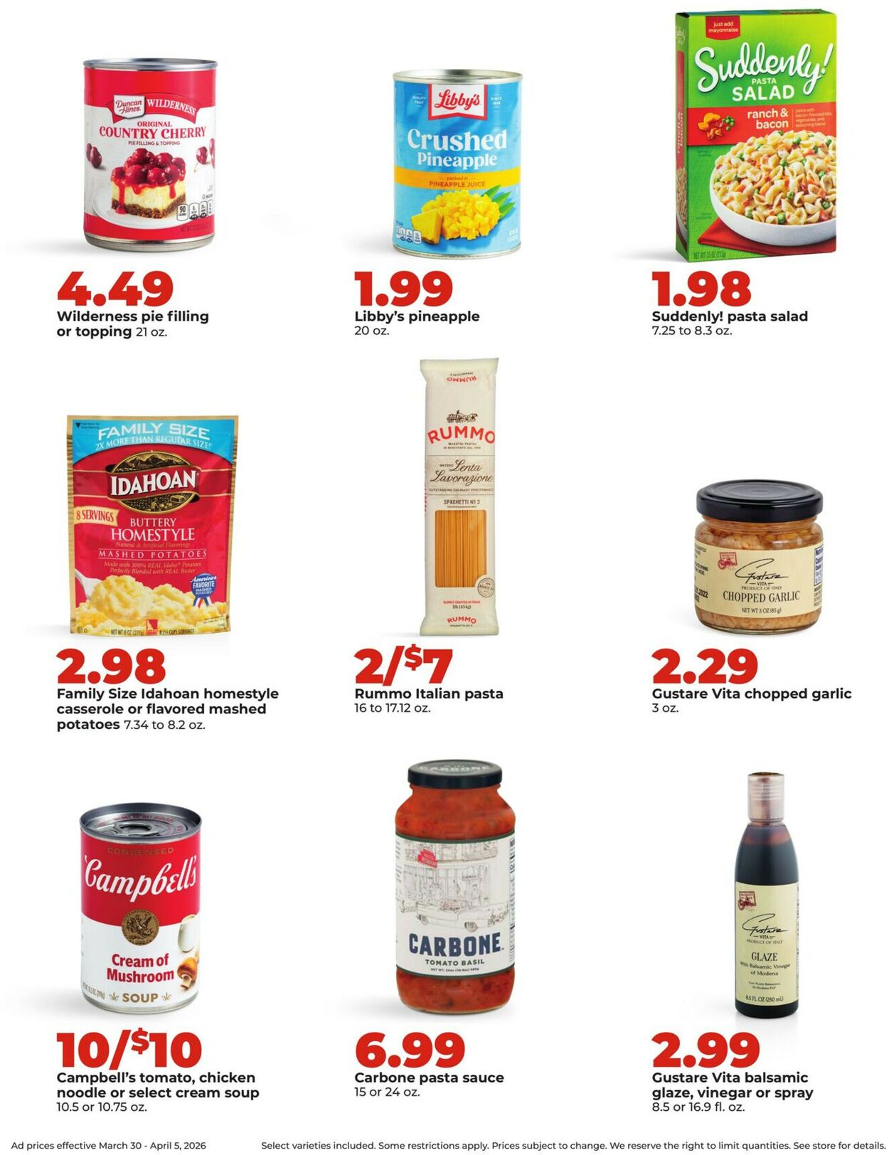 Catalogue HyVee from 03/30/2026