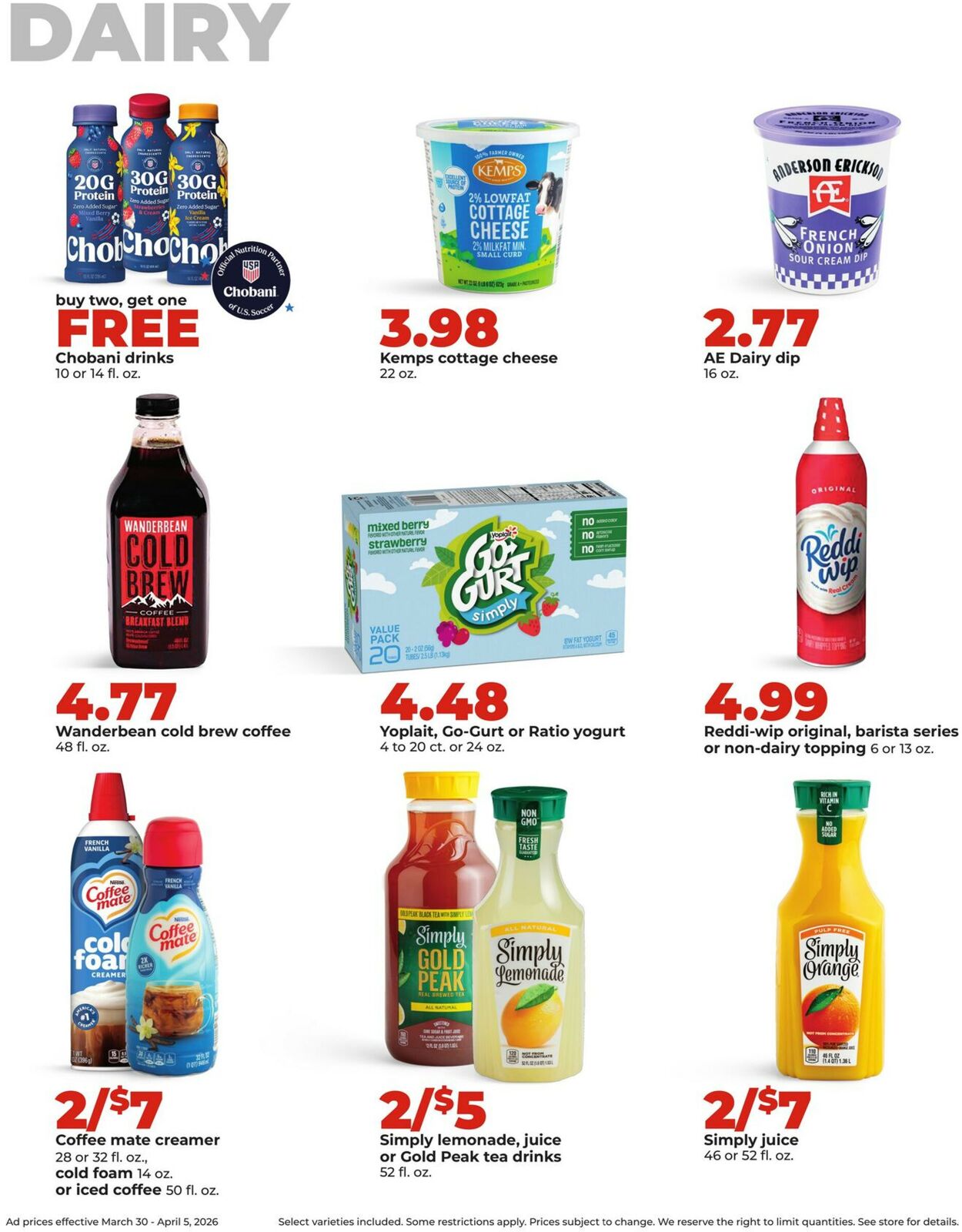 Catalogue HyVee from 03/30/2026