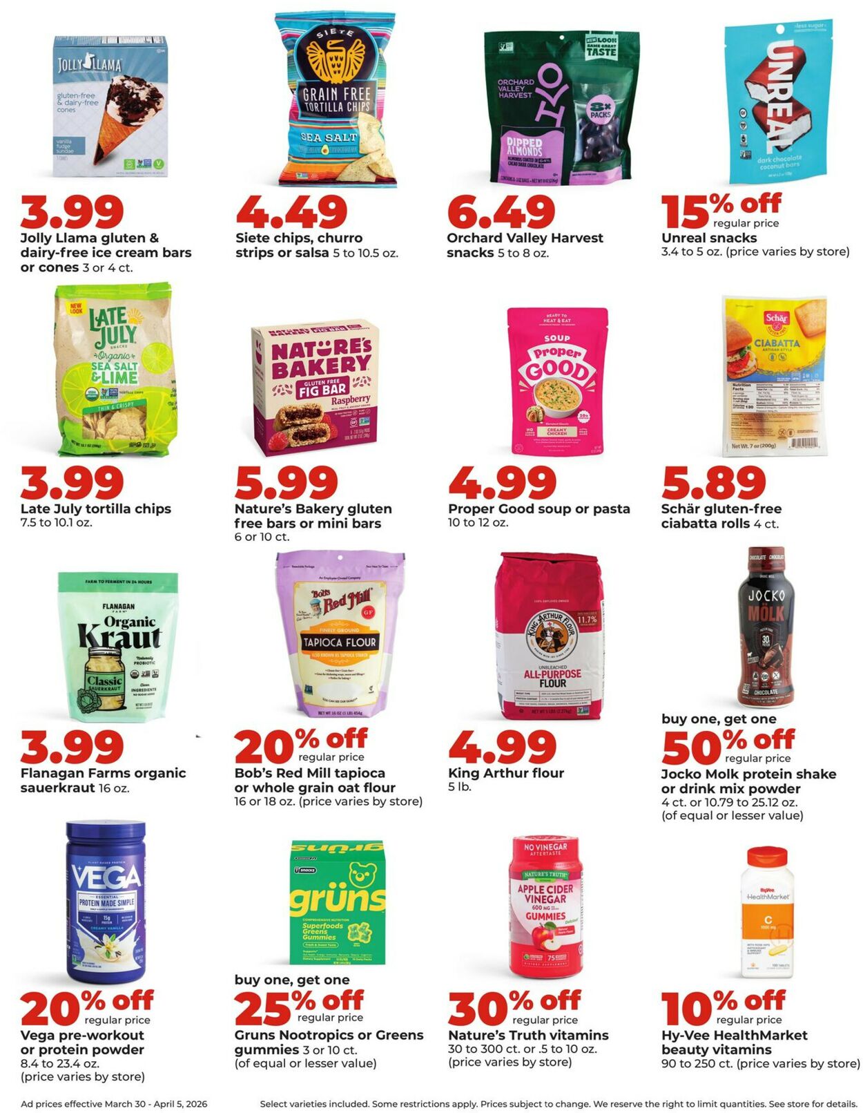 Catalogue HyVee from 03/30/2026