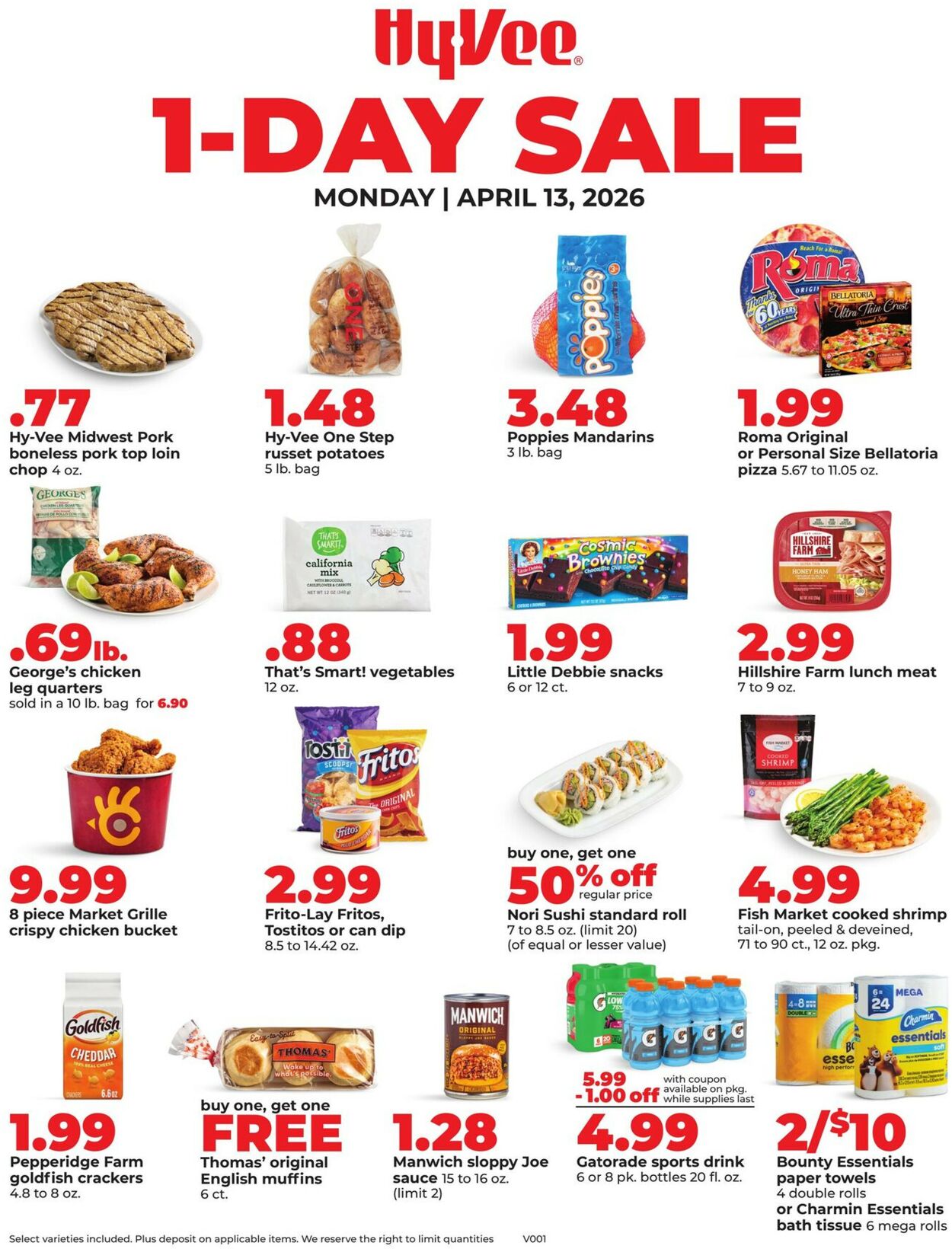 Catalogue HyVee from 04/13/2026