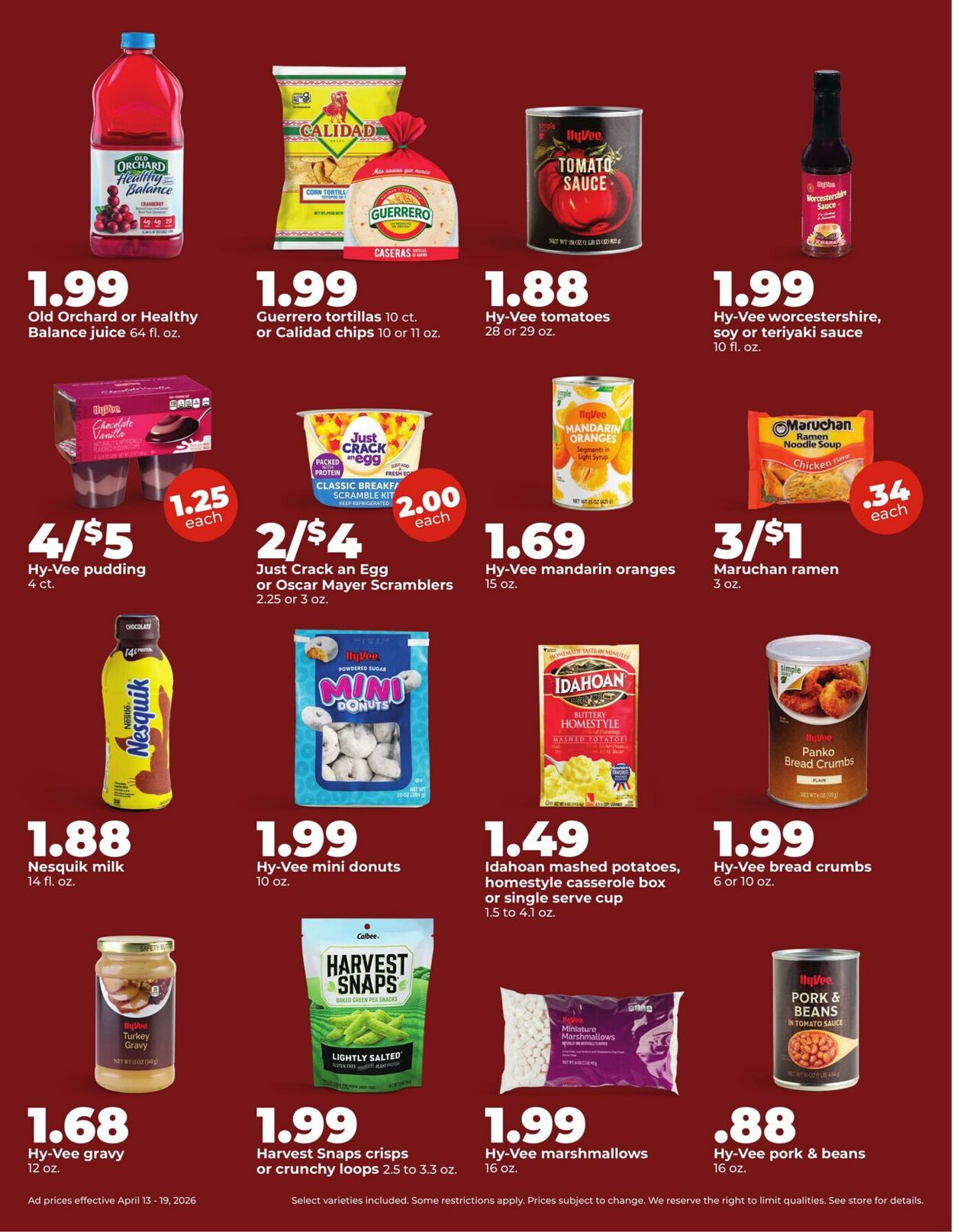 Catalogue HyVee from 04/13/2026