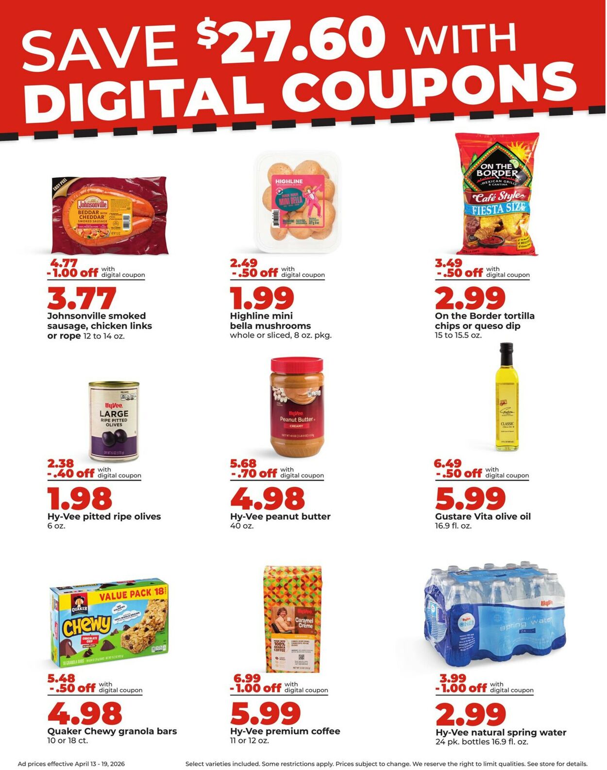 Catalogue HyVee from 04/13/2026
