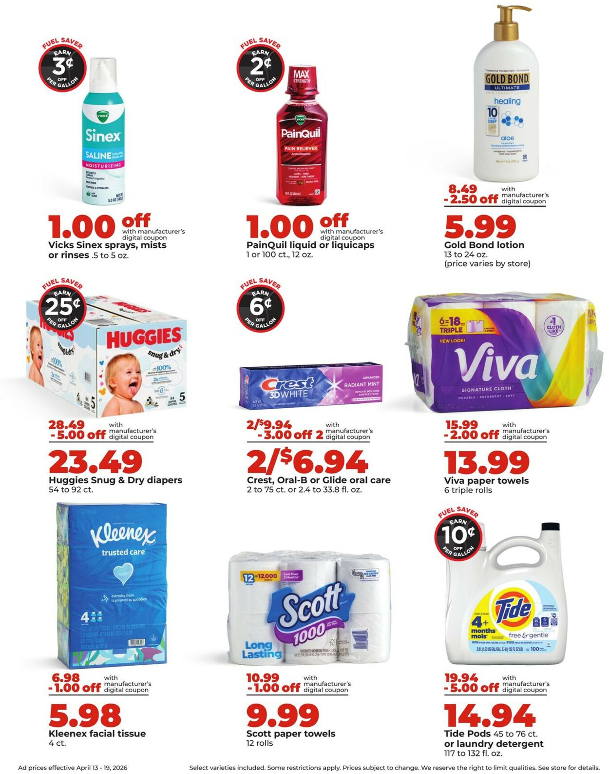 Catalogue HyVee from 04/13/2026