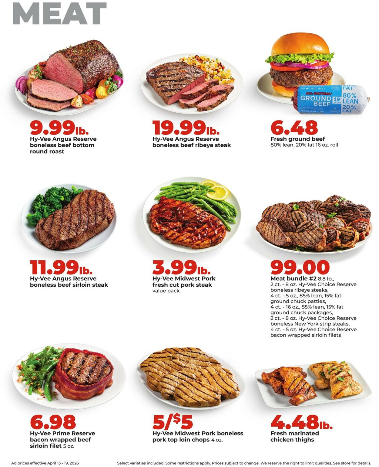 Catalogue HyVee from 04/13/2026