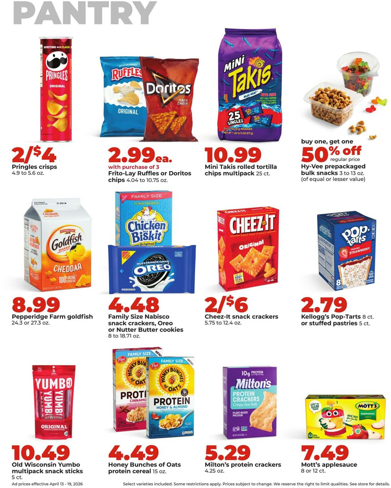 Catalogue HyVee from 04/13/2026