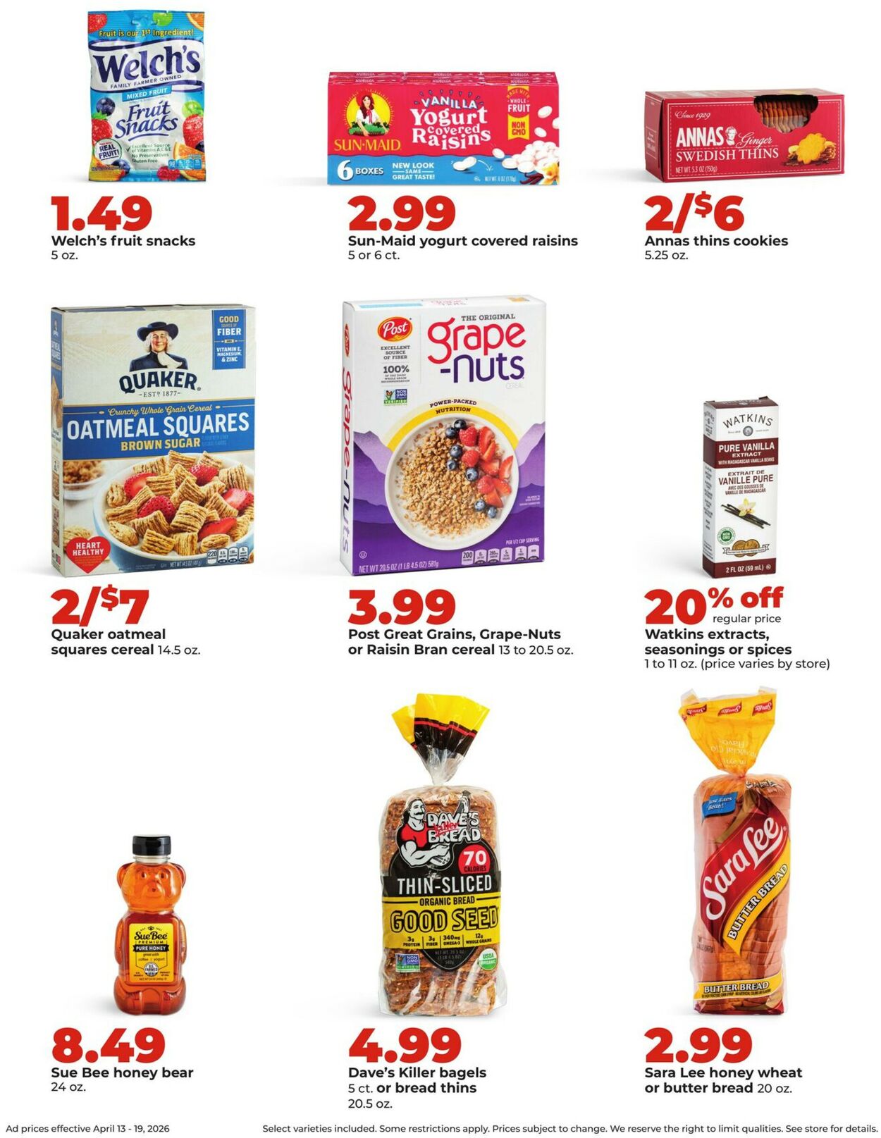 Catalogue HyVee from 04/13/2026